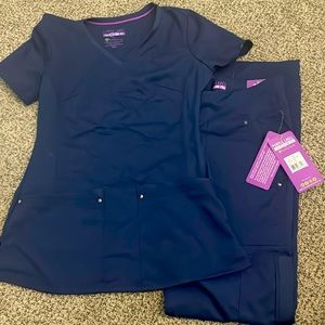 Navy scrubs